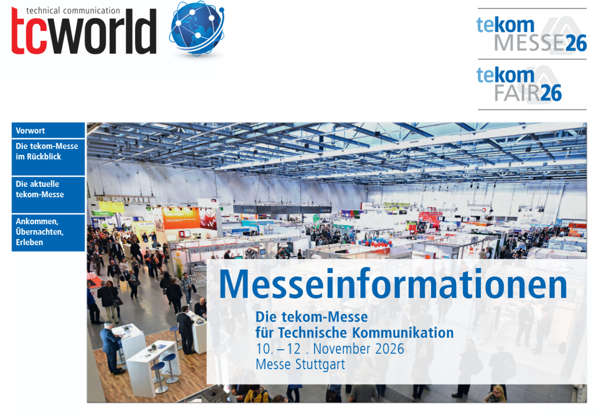 [Translate to Englisch:] Messeinformation 2026