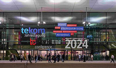 ICS_Image from outside with the banner of tcworld conference